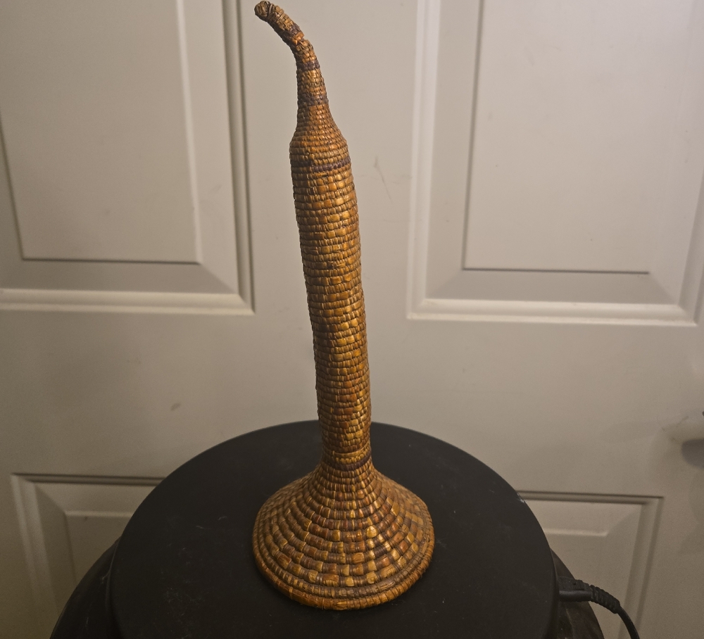 Southwestern Antique Native American Woven Ceremonial Basket